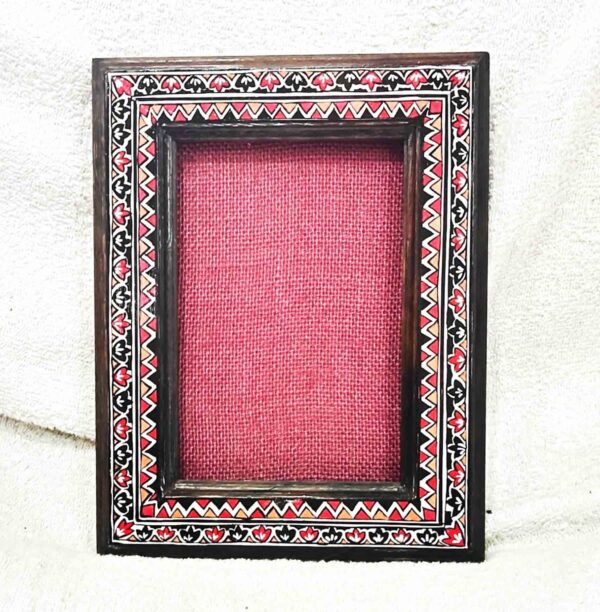 Wooden Frame with Mithila Art